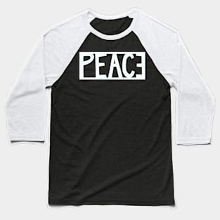 Peace in white Baseball T-Shirt